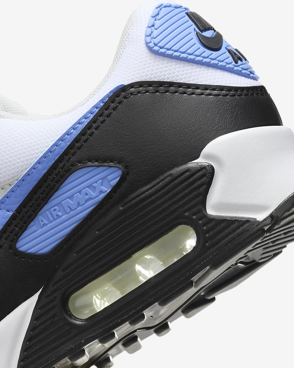 Nike air max 90 blue black white online